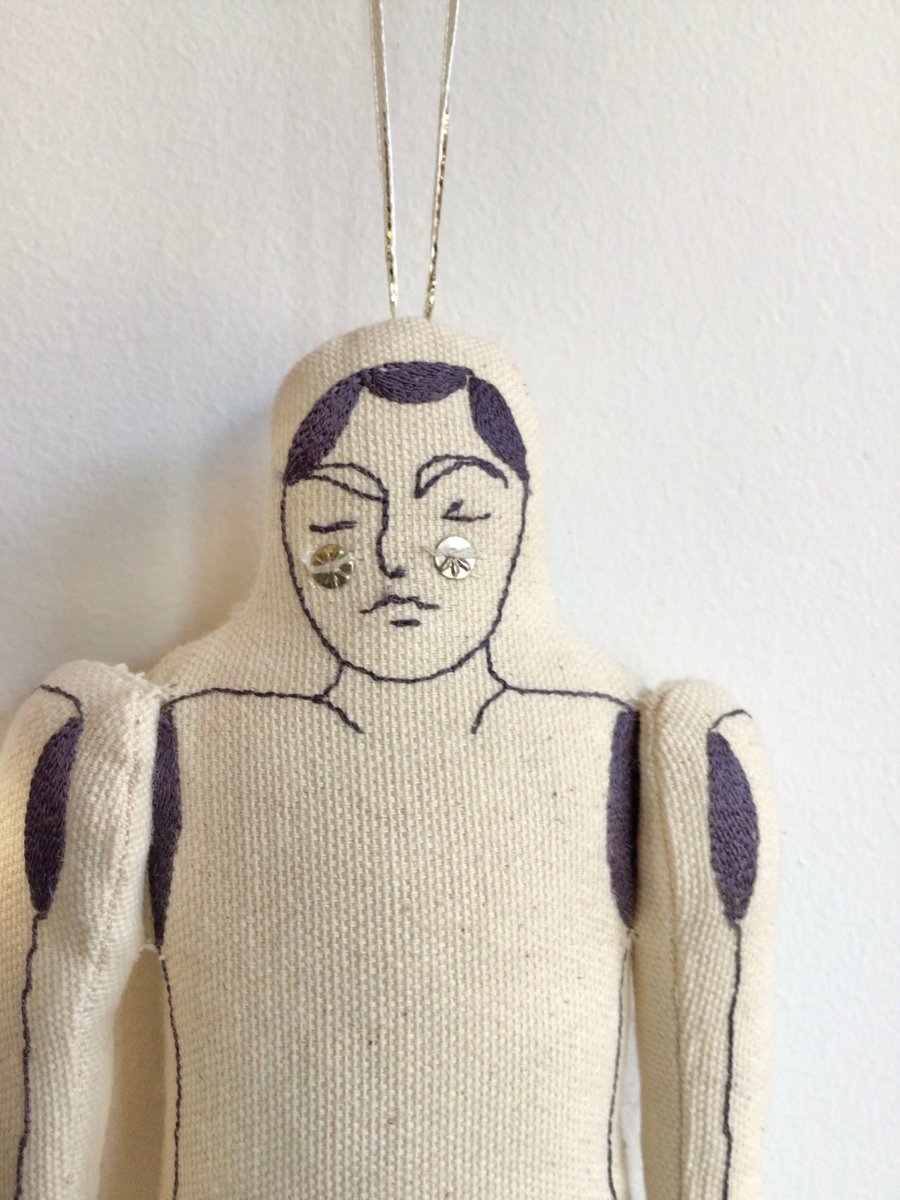 Embroidered Cotton Hanging Dolls - Made X Hudson