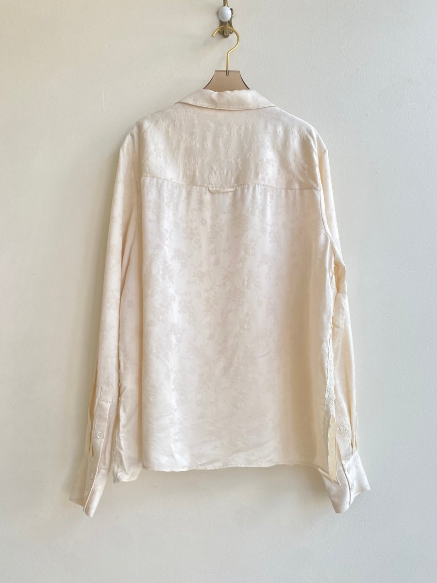 Jason Wu | Cream Rose Print Button Up Top (Vintage) - Made X Hudson