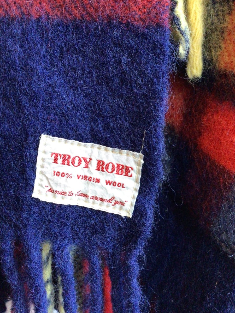 Red, White, & Blue Plaid Heritage Blanket Coat - Made X Hudson