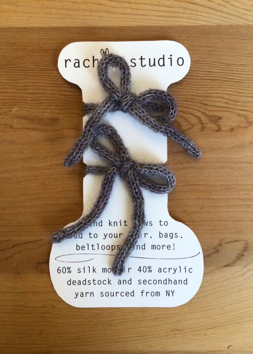 Knitted Hair Bow Ties (Multiple Colors) - Made X Hudson