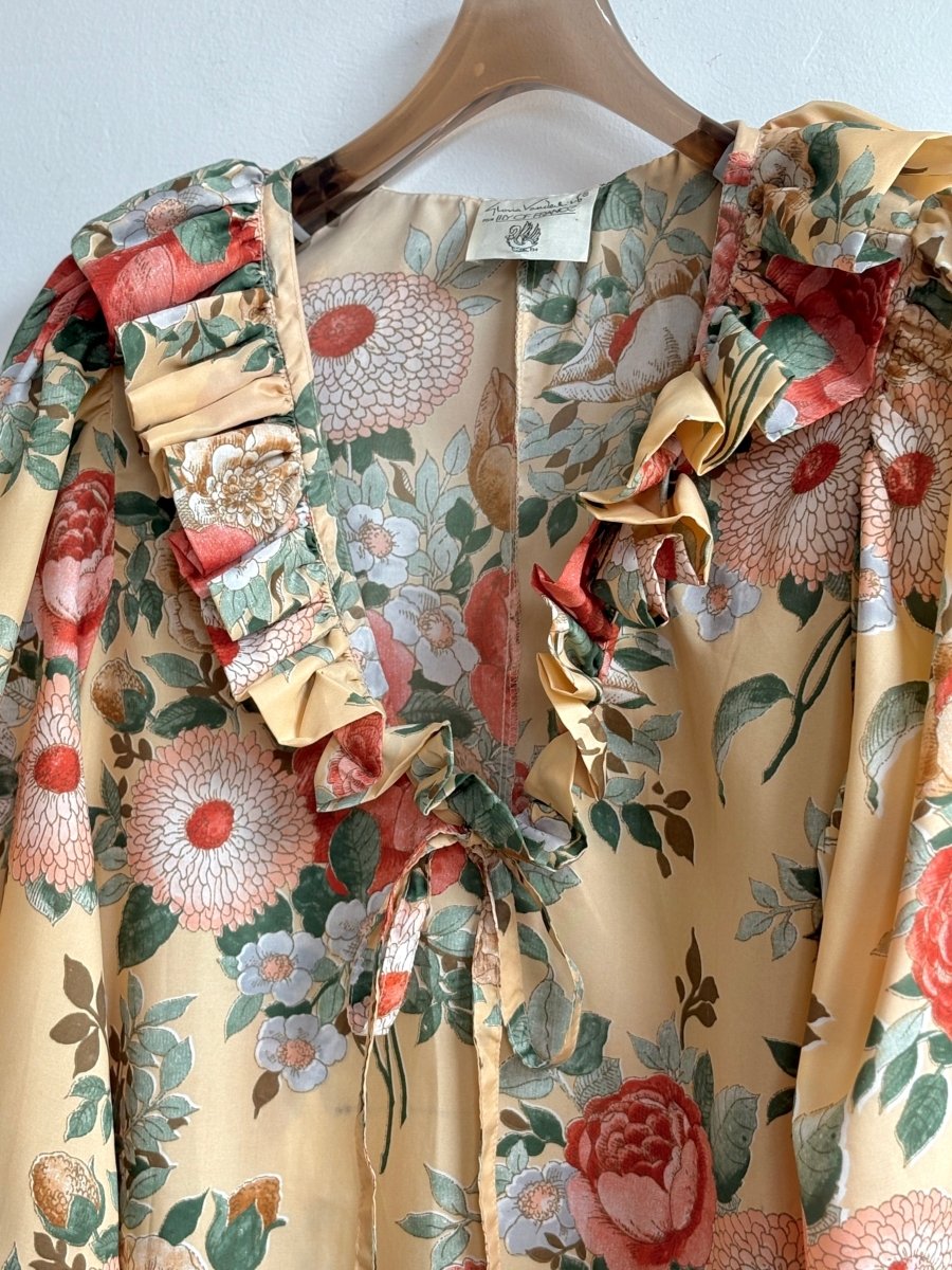 Gloria Vanderbilt | Ruffled Bouquet Dress (Vintage) - Made X Hudson