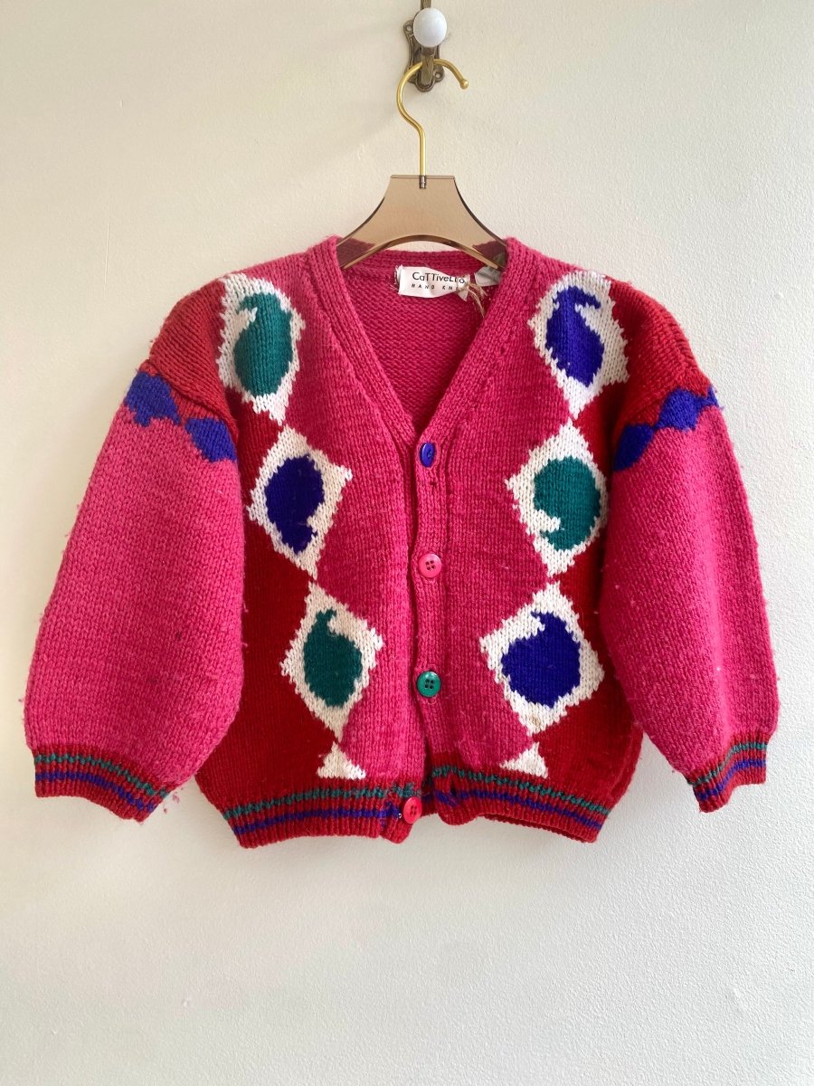 Kids Hand - Knit Wool Sweater by Cattavelli - Made X Hudson