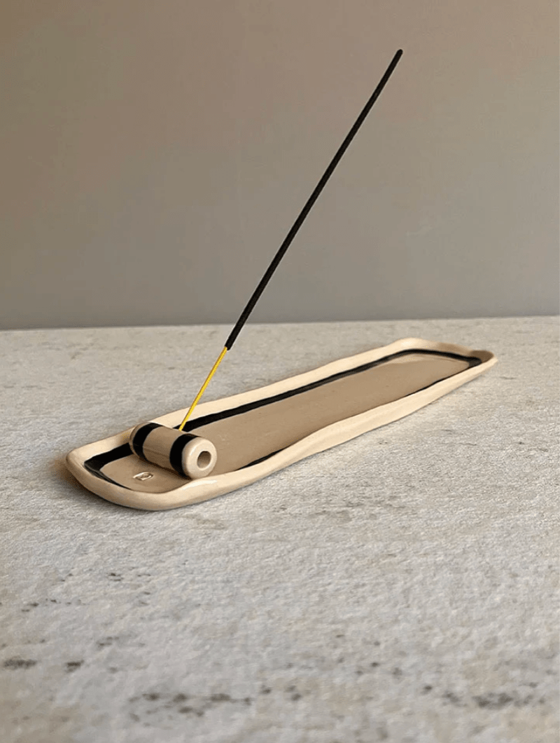 Hand Built Cleanser Slab Incense Tray (Multiple Styles) - Made X Hudson