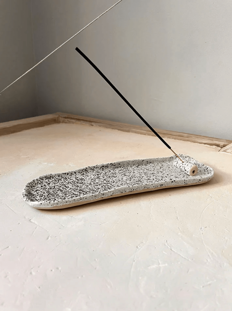 Hand Built Cleanser Slab Incense Tray (Multiple Styles) - Made X Hudson