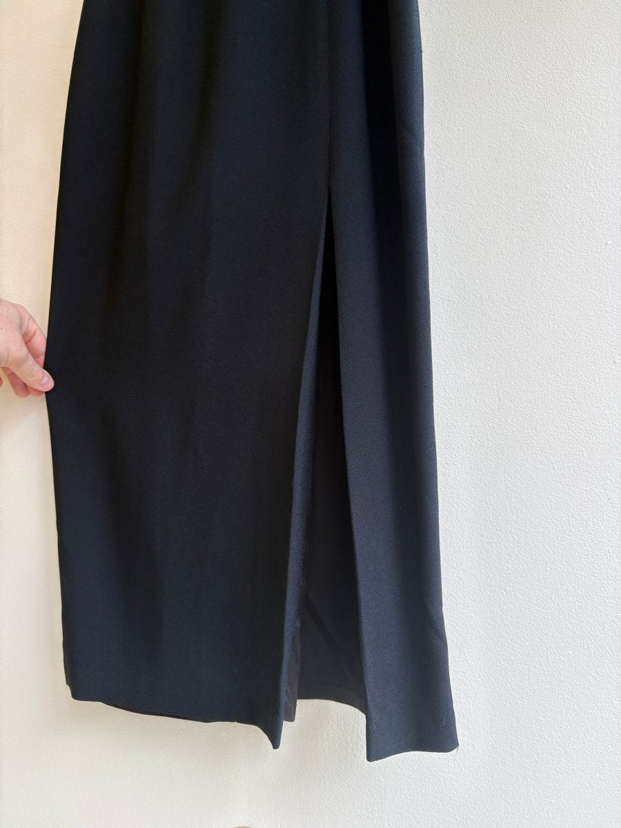 Carole Little | Black Halter Dress (Vintage) - Made X Hudson