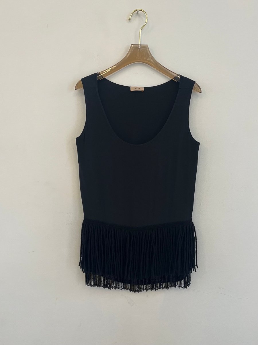 No 21 | Beaded Fringe Tank (Vintage) - Made X Hudson