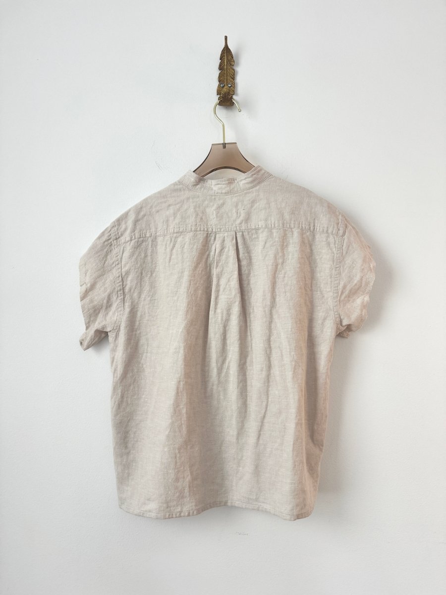 The Valley Crop in Natural Light Linen (Reworked) - Made X Hudson