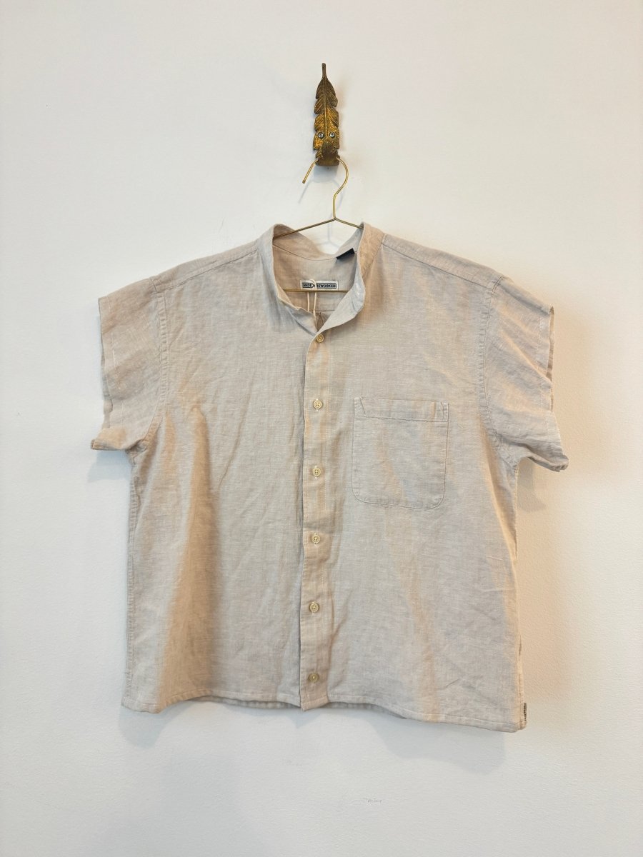The Valley Crop in Natural Light Linen (Reworked) - Made X Hudson