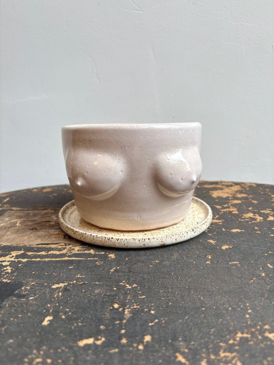 Boob Planter w/ Trivet - Made X Hudson
