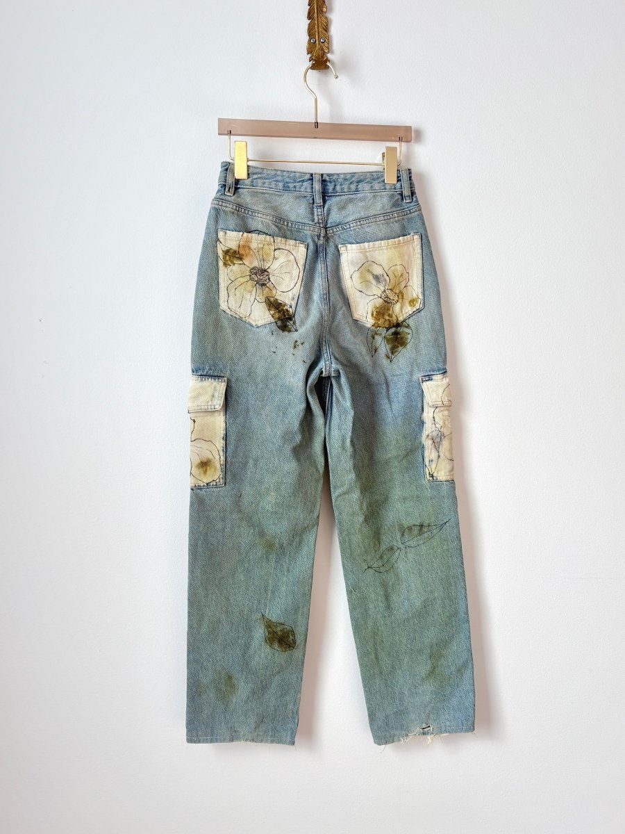 Magnolia Farmer Eco - Printed Light Denim Pants (Reworked) - Made X Hudson
