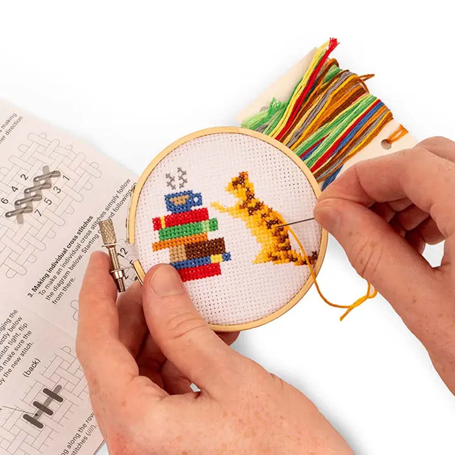 Mini Cross Stitch Embroidery Kit (Multiple Themes) - Made X Hudson