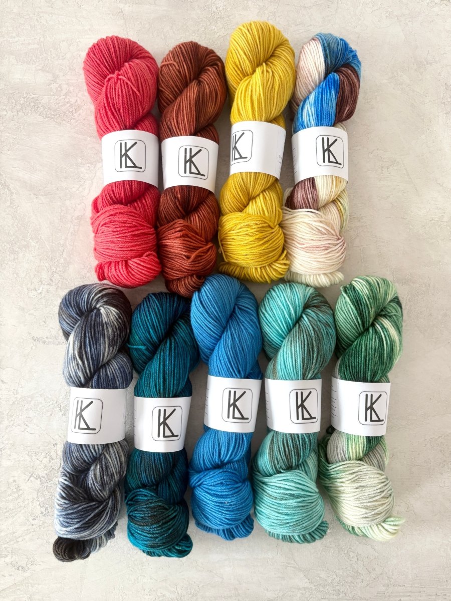 Lauritzen Dyed Fibers Terra | Wool | Worsted (Multiple Colors) - Made X Hudson