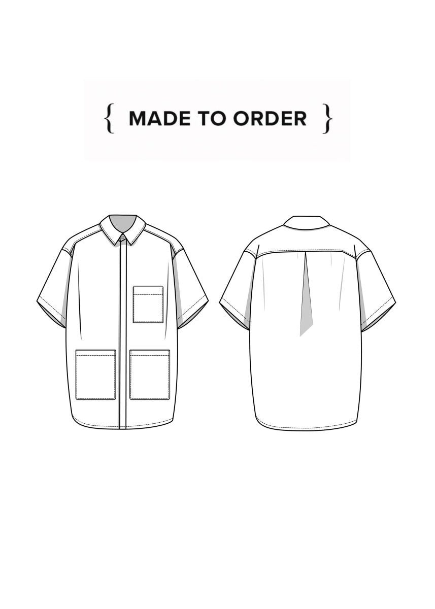 MXH Utility Short Sleeve Shirt, Made to Order (Deposit) - Made X Hudson