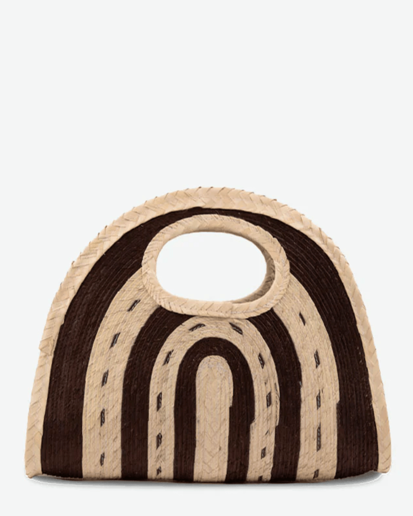 Mini Capri in Brown and Natural Palm - Made X Hudson