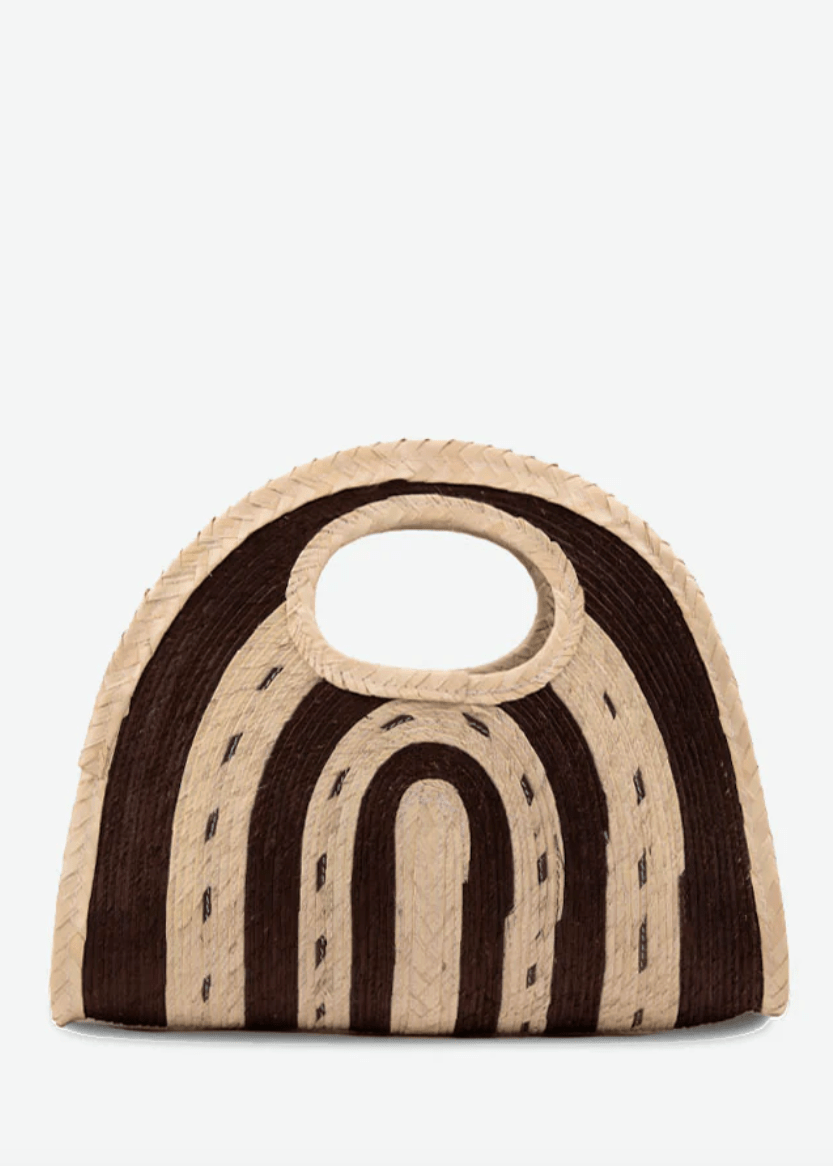 Mini Capri in Brown and Natural Palm - Made X Hudson