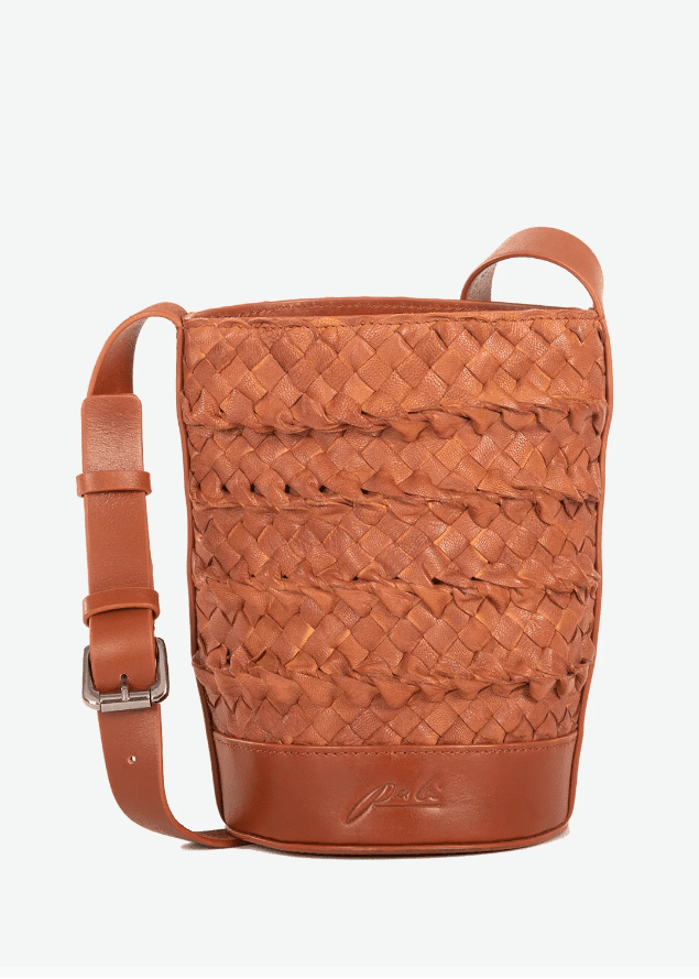 Mini Woven Bucket Crossbody (More Colors) - Made X Hudson
