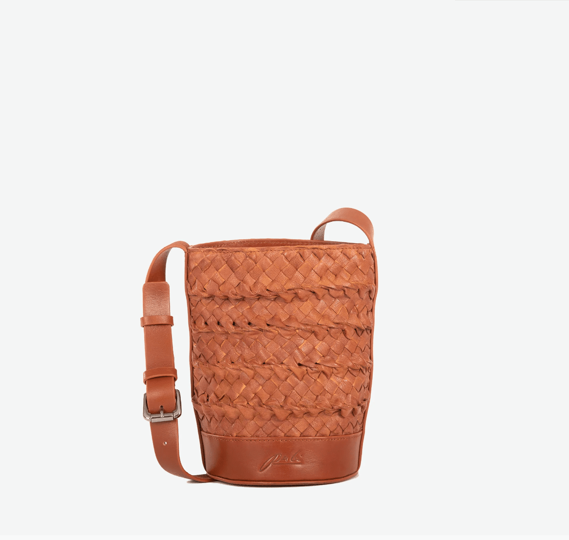 Mini Woven Bucket Crossbody (More Colors) - Made X Hudson