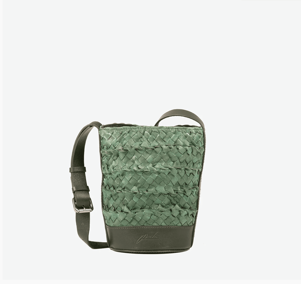 Mini Woven Bucket Crossbody (More Colors) - Made X Hudson