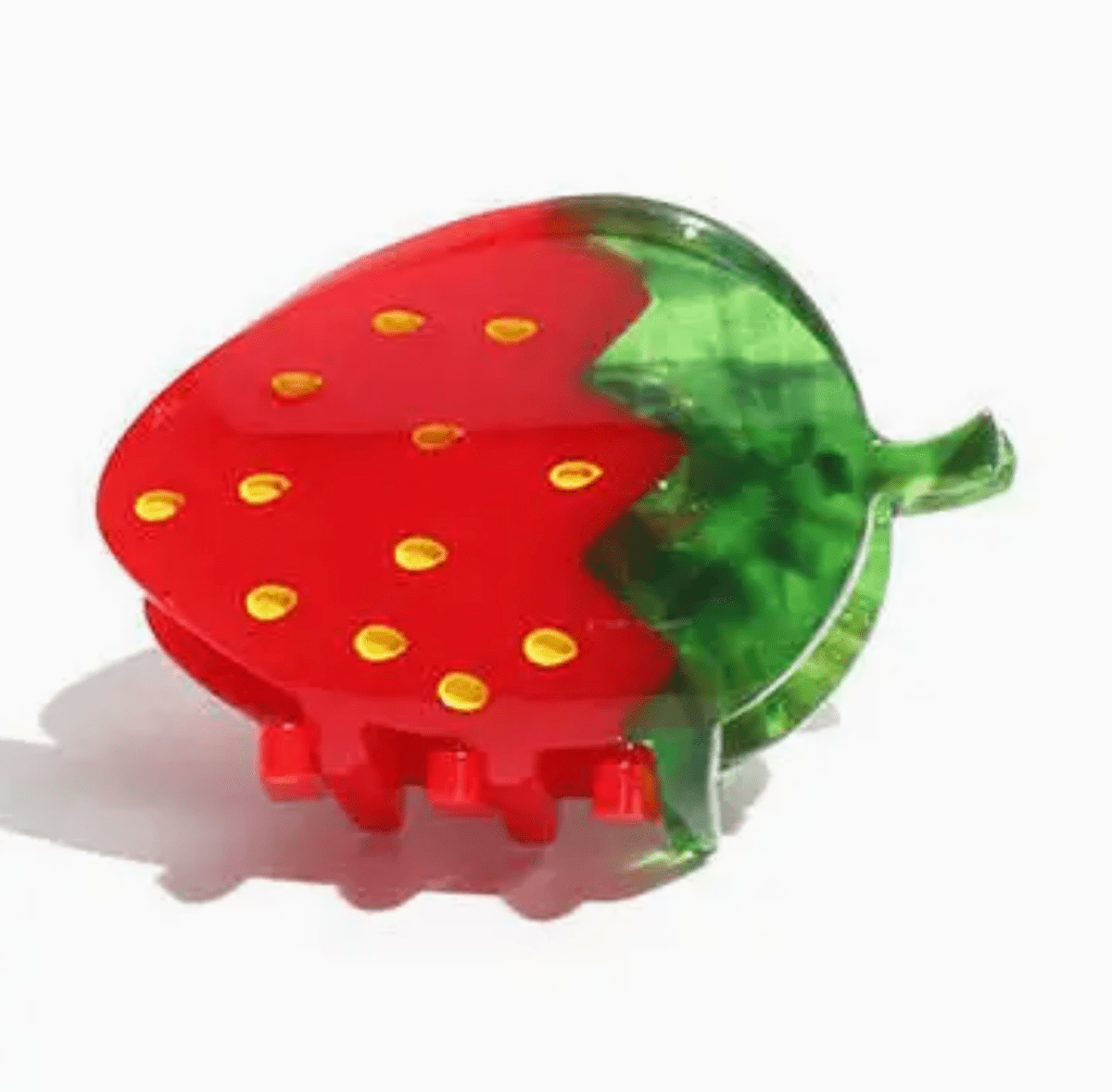 Mini Red Strawberry Hair Claw Clip - Made X Hudson