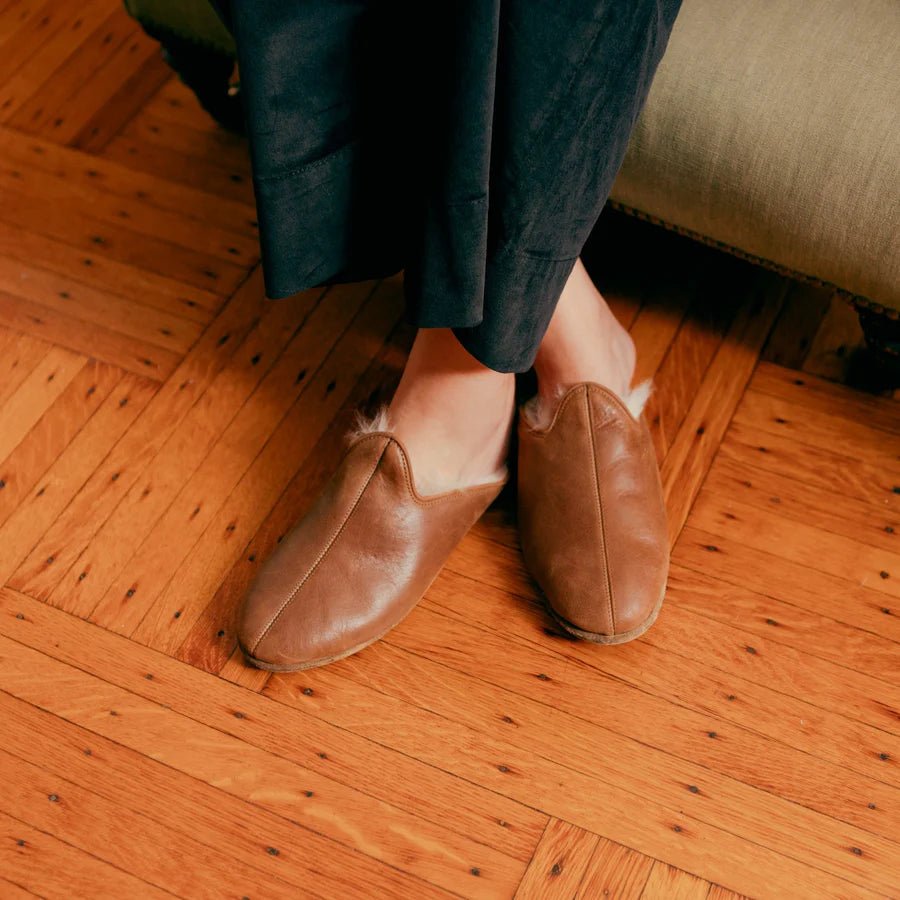 Fort Worth Brown Shearling Baba (Men’s) - Made X Hudson