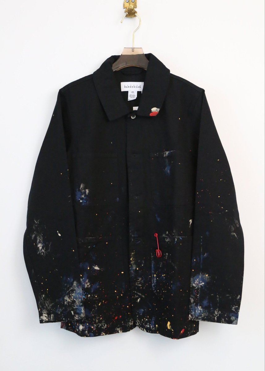 Scenic Painter Jacket in Black | Hand Painted - Made X Hudson