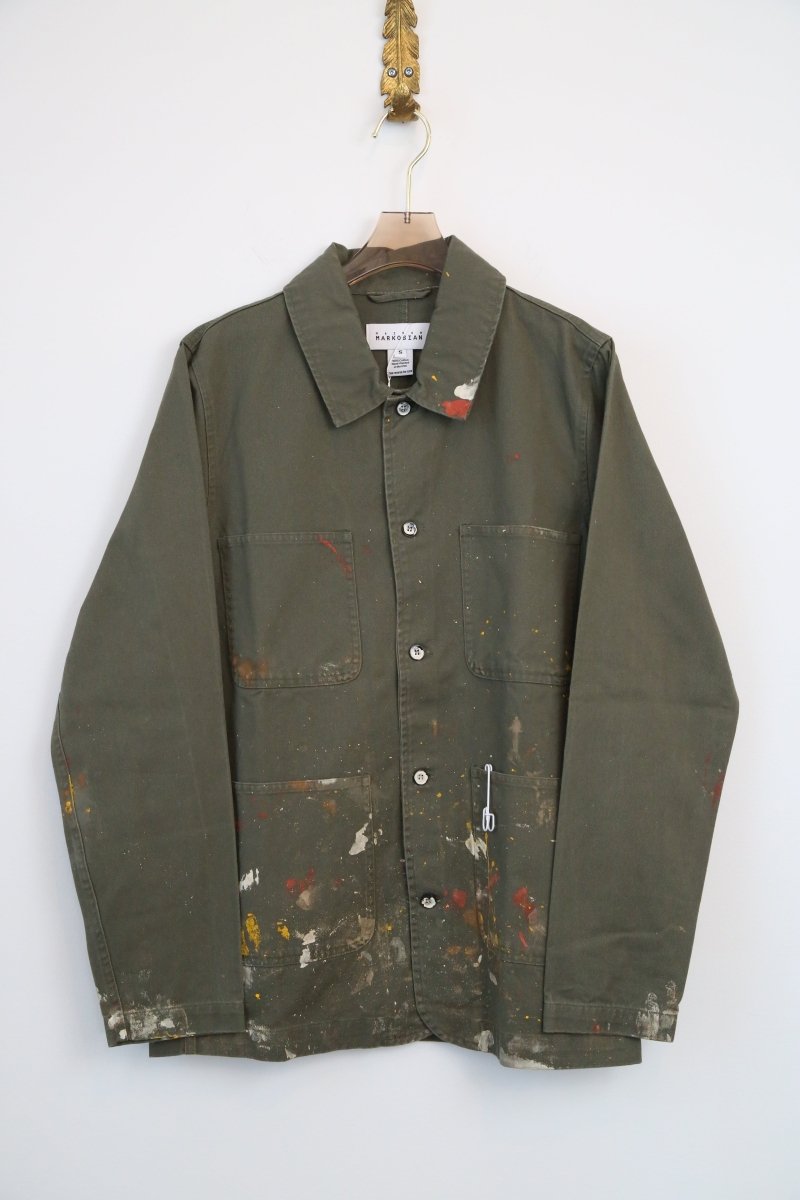 Scenic Painter Jacket in Fern Green | Hand Painted - Made X Hudson