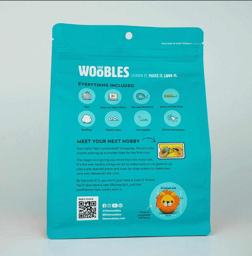 The Woobles Crochet Kits - Made X Hudson