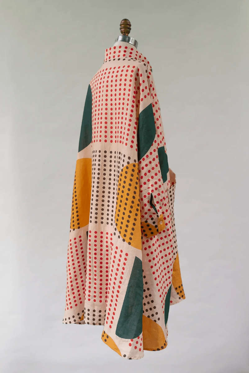 Margrethe Dress in Dotted Sunrise Print - Made X Hudson