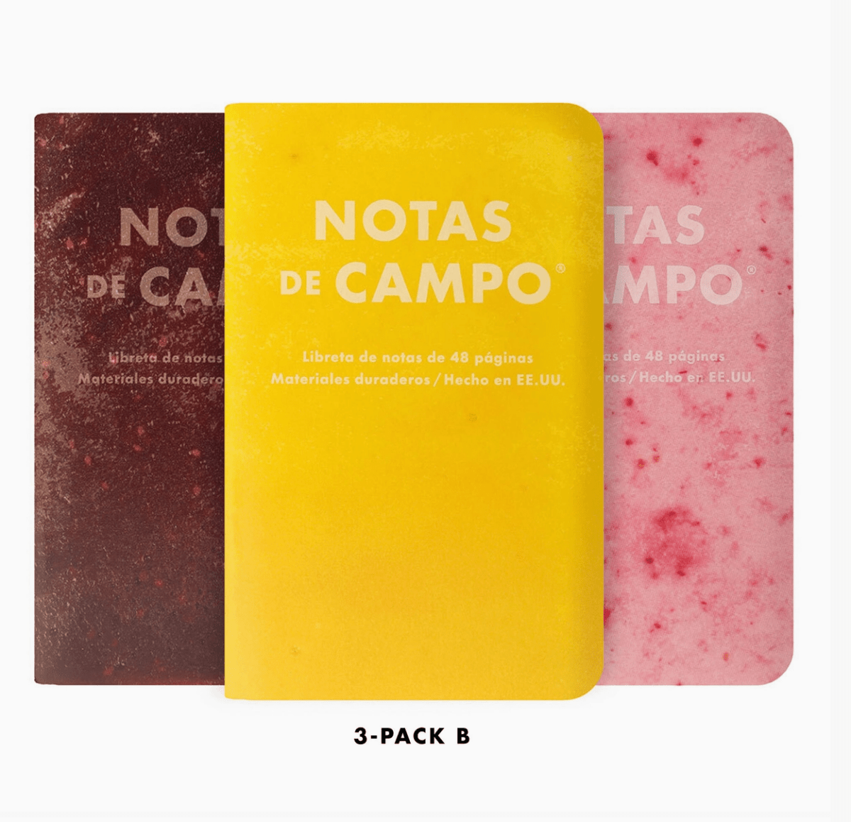 Notas de Campo 3-Pack (Multiple Colors) - Made X Hudson