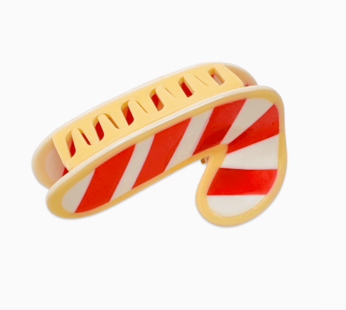 Candy Cane Holiday Cookie Claw Clip - Made X Hudson
