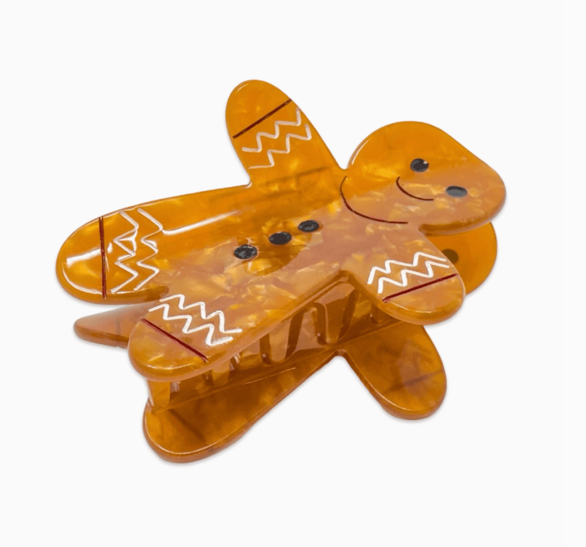 Gingerbread Holiday Cookie Claw Clip - Made X Hudson