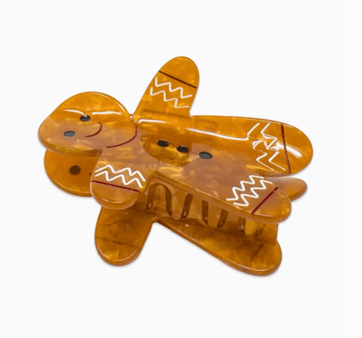 Gingerbread Holiday Cookie Claw Clip - Made X Hudson