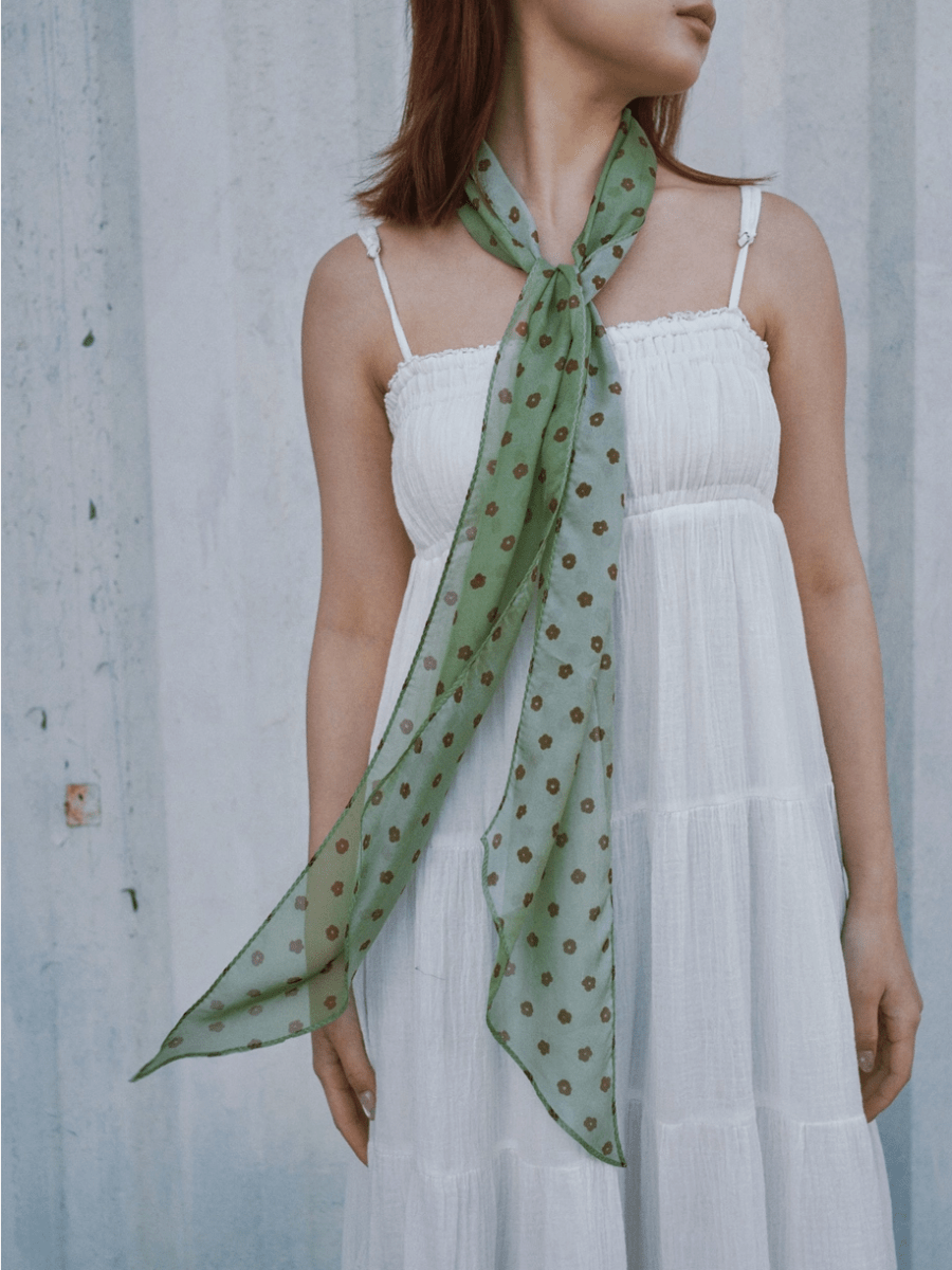 Silk Skinny Scarf (Multiple Styles) - Made X Hudson