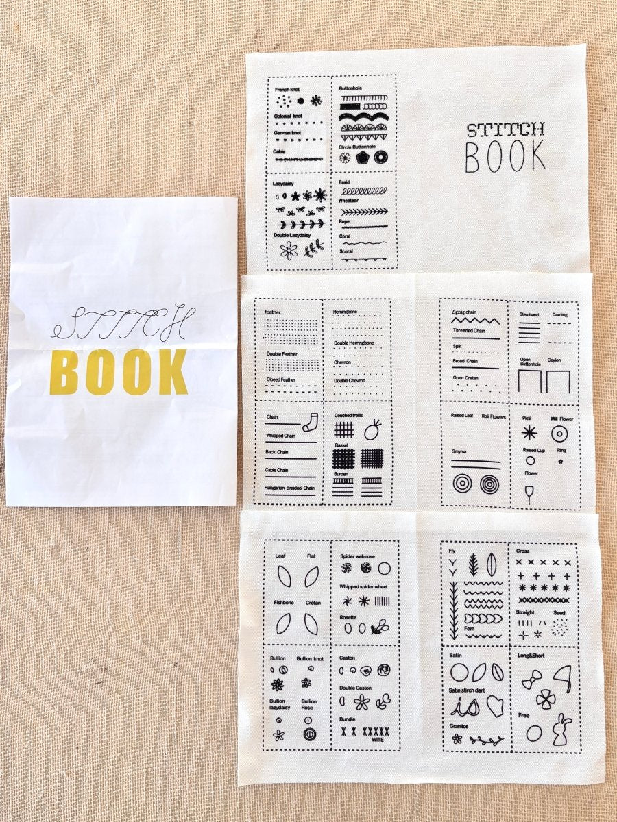 Stitch Book | Embroidery Guide - Made X Hudson