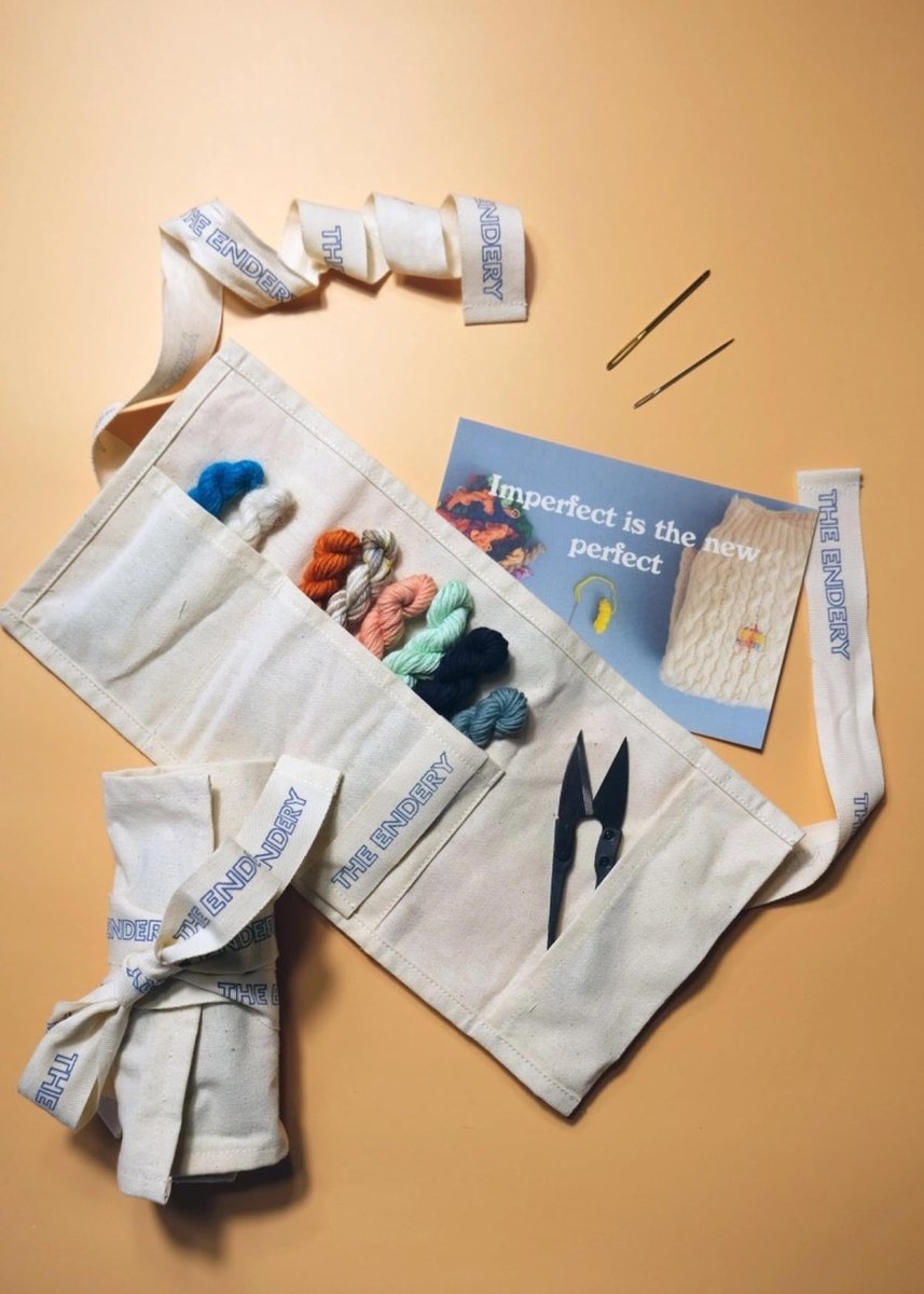 Roll - Up Visible Mending Kit - Made X Hudson