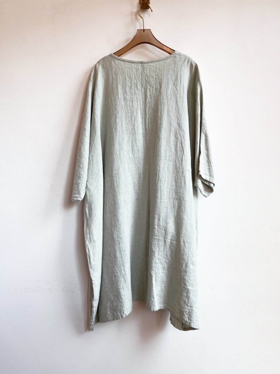 Pool Blue Hemp Gallery Dress - Made X Hudson