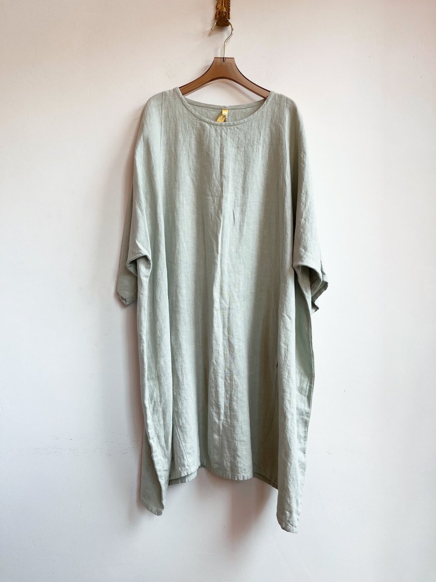 Pool Blue Hemp Gallery Dress - Made X Hudson