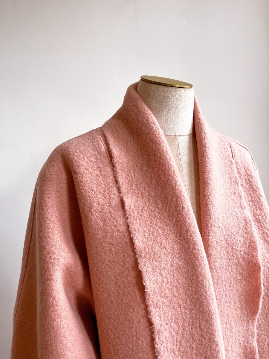 Pale Pink Wool Jacket - Made X Hudson