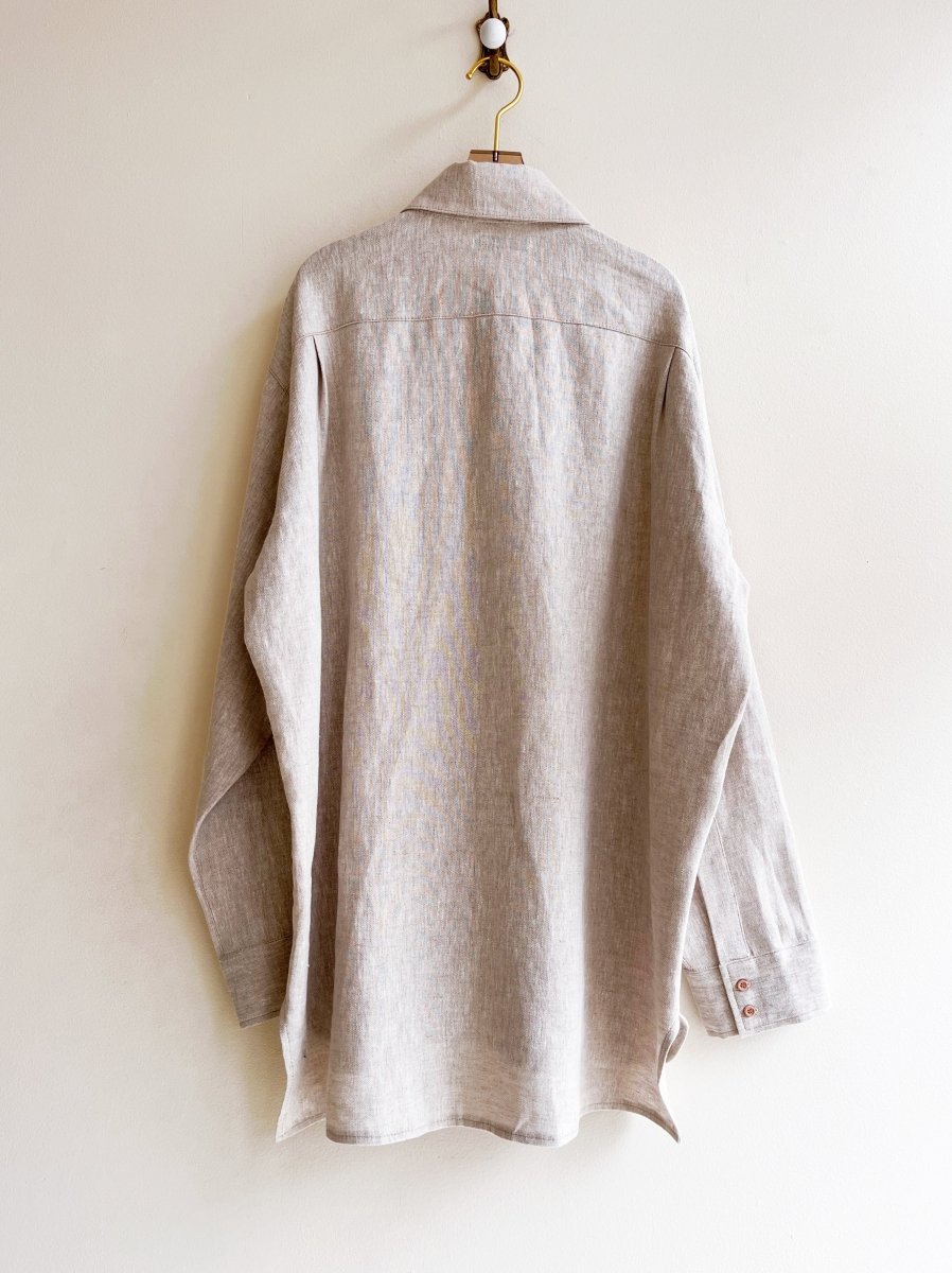 Everyday Button Down Linen Over Shirt - Made X Hudson