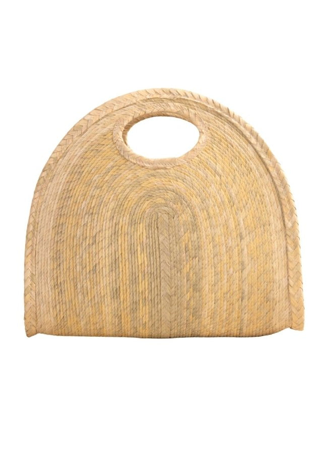 Capri Woven Tote Bag (Natural) - Made X Hudson