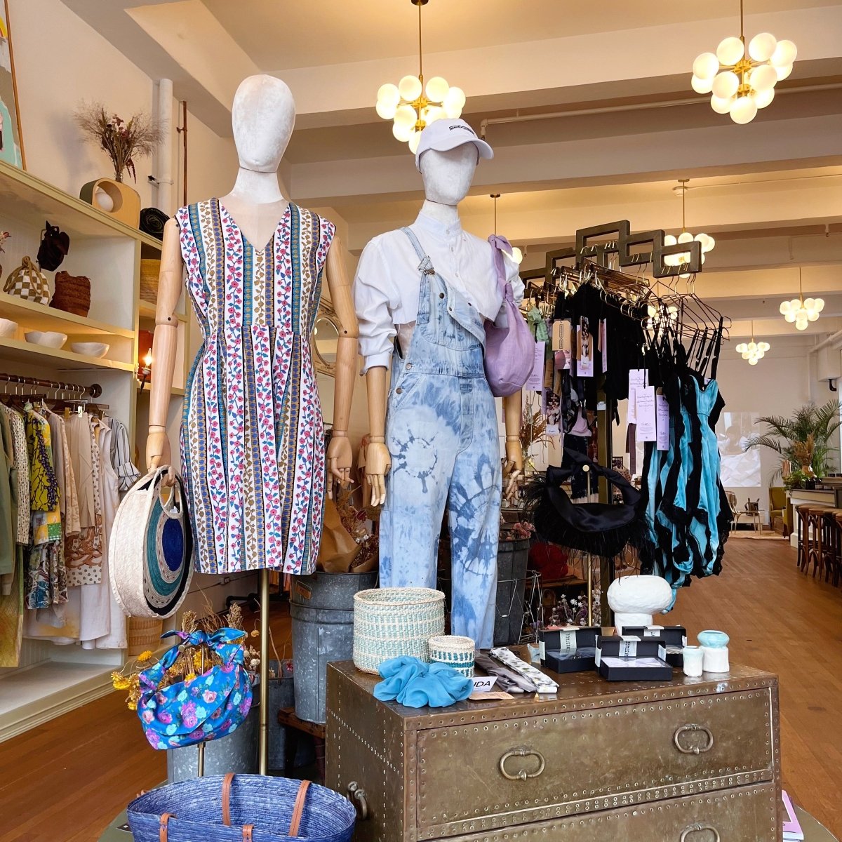 Pleated Mexican Floral Dress - Made X Hudson