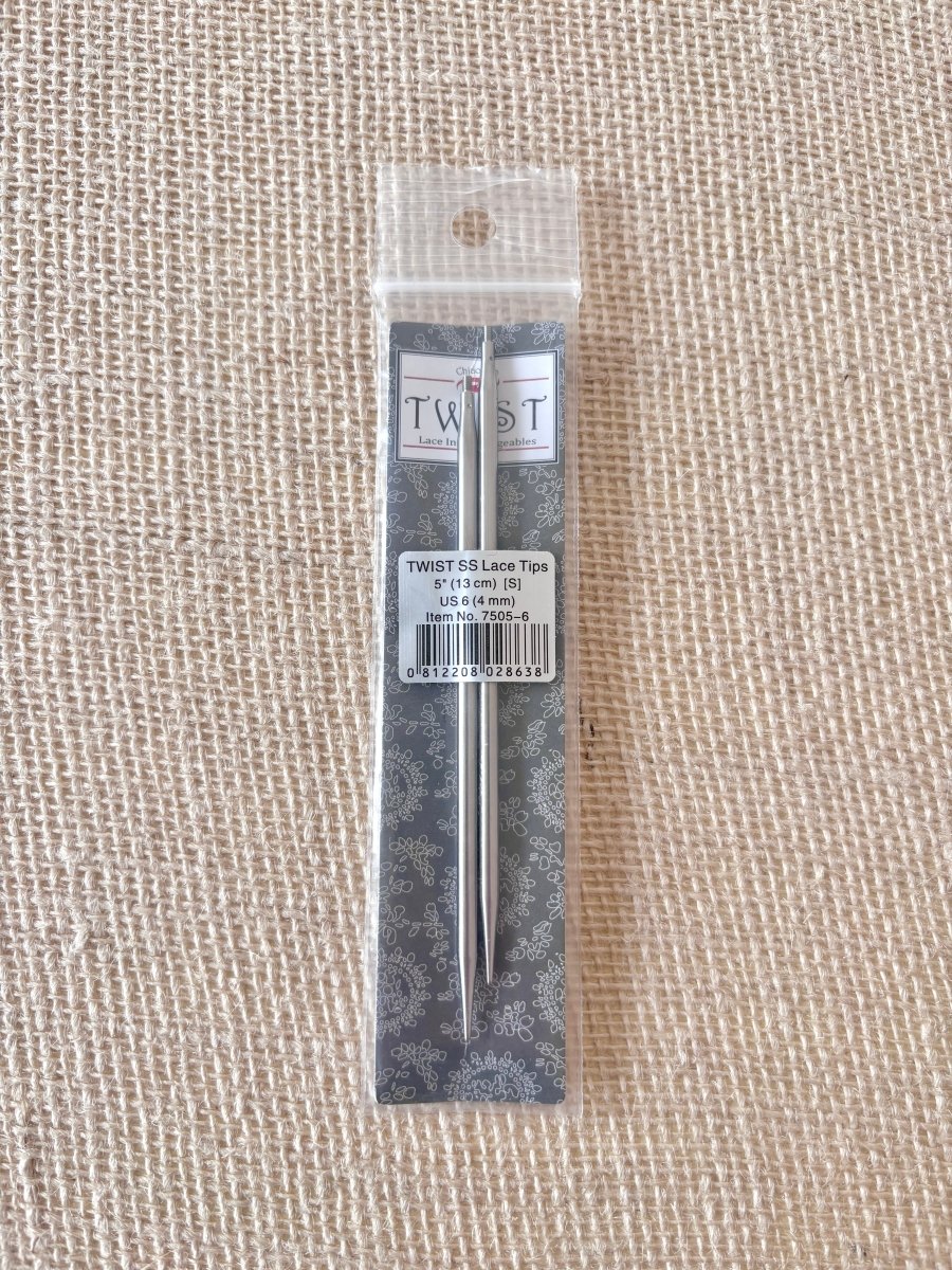 ChiaoGoo | Twist Lace Interchangeable | 5" Small Knitting Needles (Multiple Sizes) - Made X Hudson