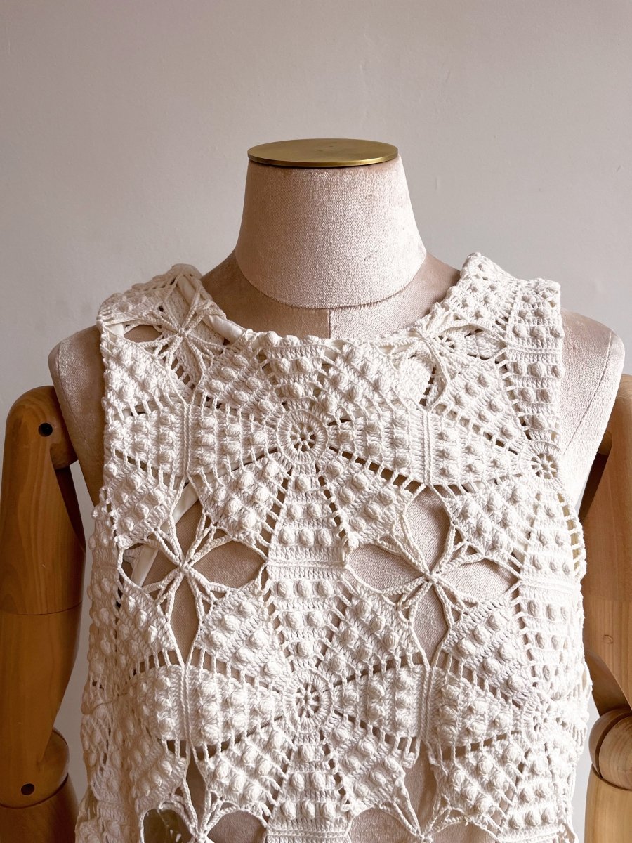 Limited Edition Granny Circle Crochet Chore Dress - Made X Hudson