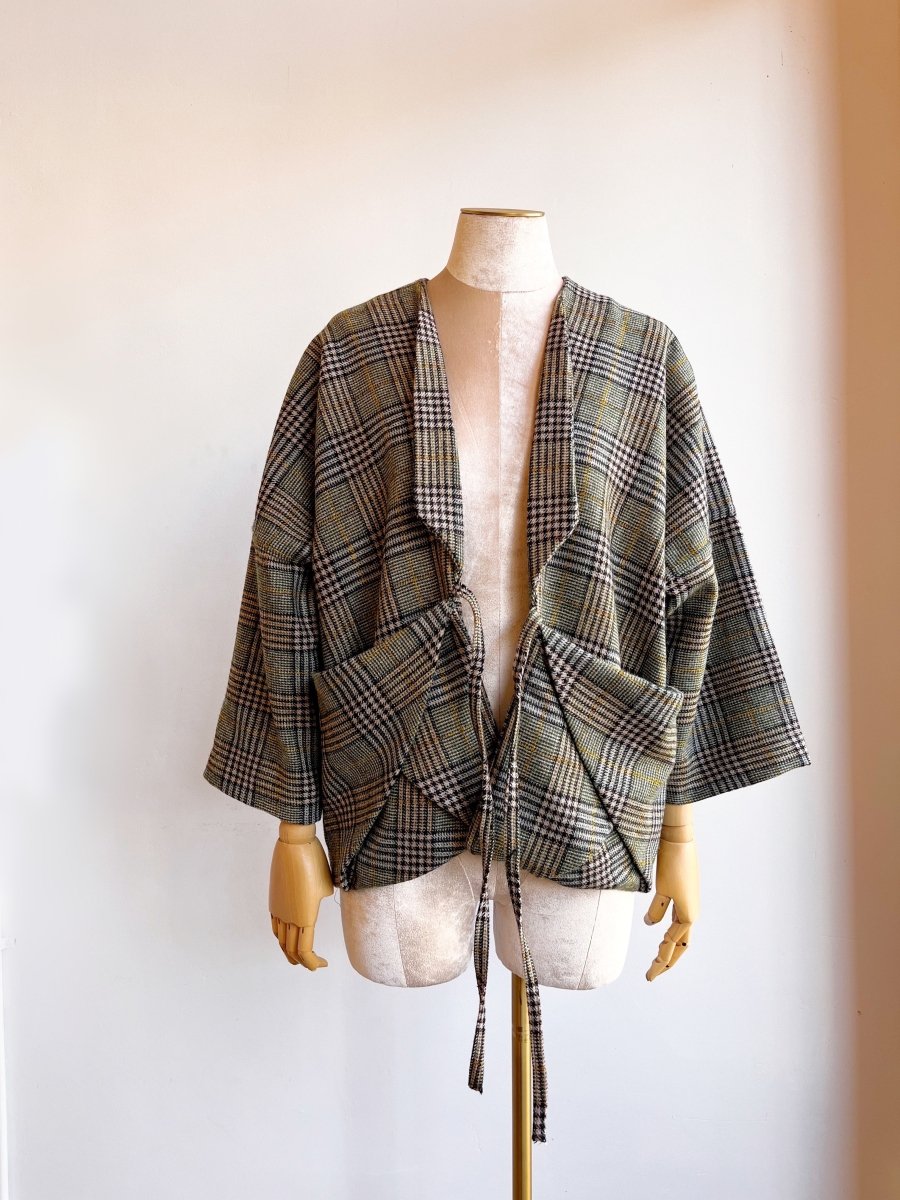 Dark Green Plaid Chore Jacket - Made X Hudson