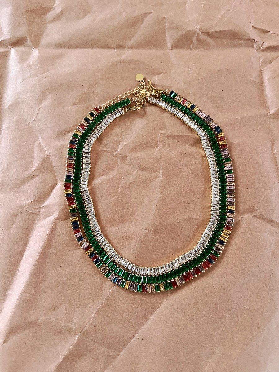 Cubic Zirconia (CZ) Tennis Necklace (Multiple Styles) - Made X Hudson