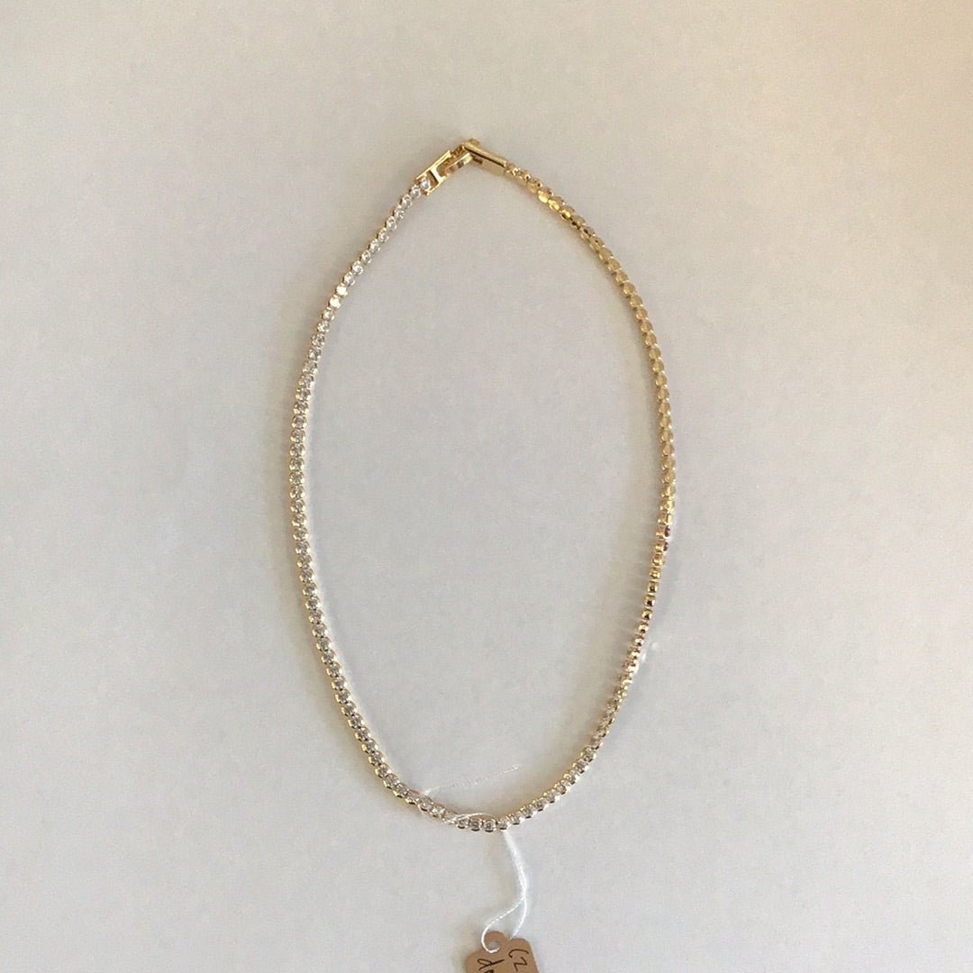 Cubic Zirconia (CZ) Choker or Double Bracelet - Made X Hudson
