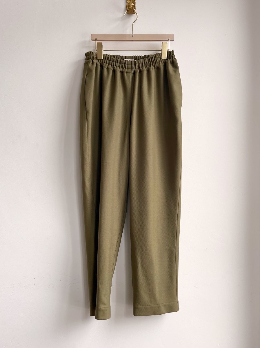 Olive Wool Twill Joggers - Made X Hudson