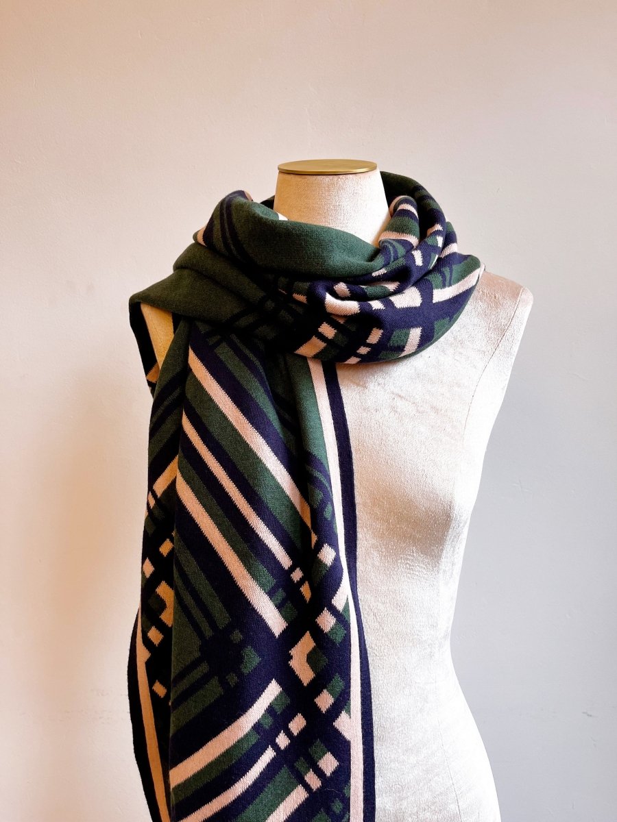 Egyptian Cotton Jacquard Scarves (More Styles & Colors) - Made X Hudson