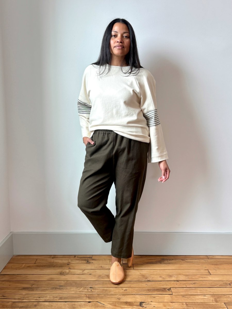 Moss Hemp - Cotton Long Joggers - Made X Hudson