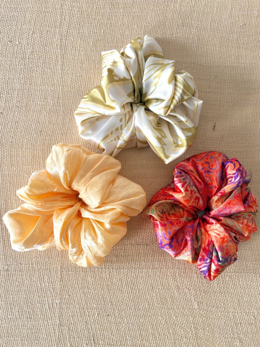 Silk Satin Scrunchie (Multiple Colors) - Made X Hudson